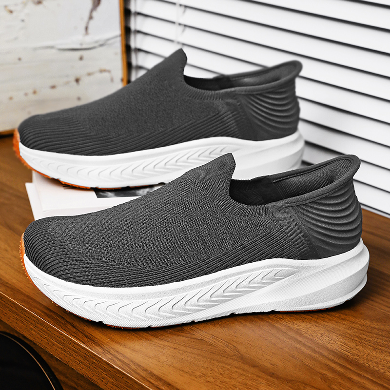 Breathable Mesh Athletic Shoes - รองเท้าวิ่งตาข่ายแฟชั่นรองเท้าผ้าใบลำลองกลางแจ้งระบายอากาศได้ดีกีฬายิมผู้ชายรองเท้าเทนนิสน้ำหนักเบาซาปาติญ่า เดอ ฮอมเบอร์