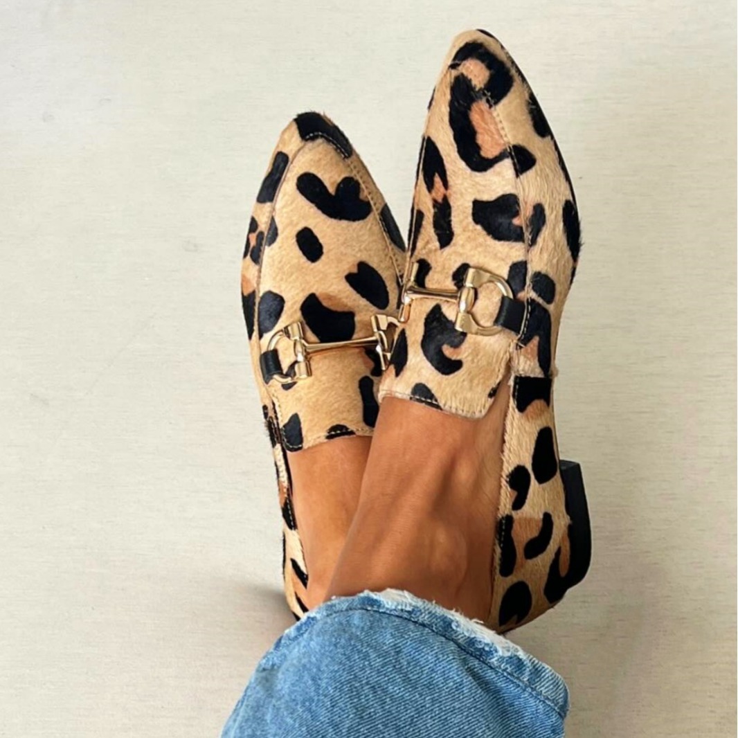 Women'S Shoes - รองเท้าผู้หญิงลายเสือดาว ไซส์ใหญ่ 40-43 สินค้าใหม่ ฤดูใบไม้ผลิ 2026