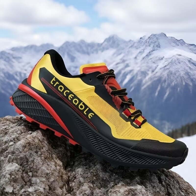 Lightweight Road Running Shoes - รองเท้าวิ่งออฟโรดยอดนิยมสำหรับผู้ชายและผู้หญิง พื้นกว้าง กันลื่น น้ำหนักเบา รองรับแรงกระแทก รองเท้ากีฬากลางแจ้งสำหรับผู้ชาย
