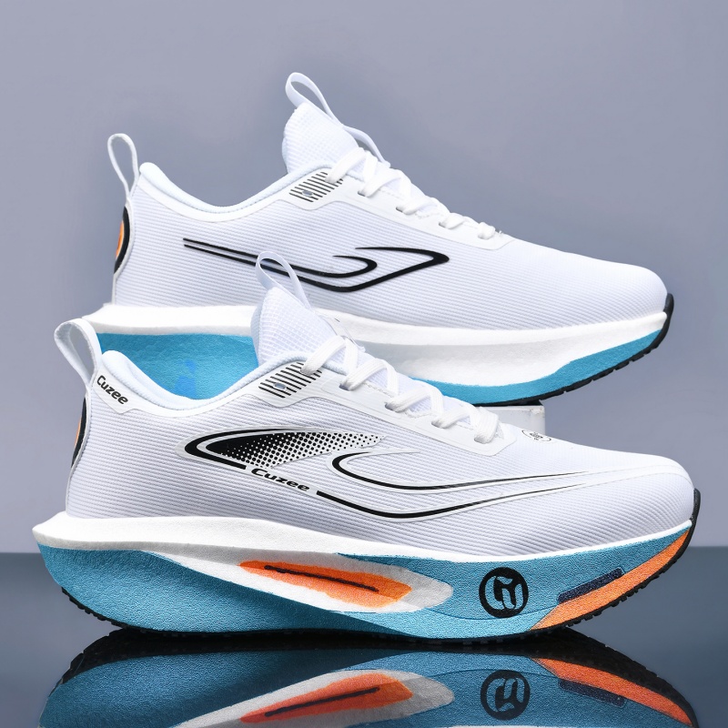 รองเท้าวิ่งผู้ชาย คาร์บอนบอร์ด - Breathable Mesh Athletic Shoes บทวิจารณ์และราคา