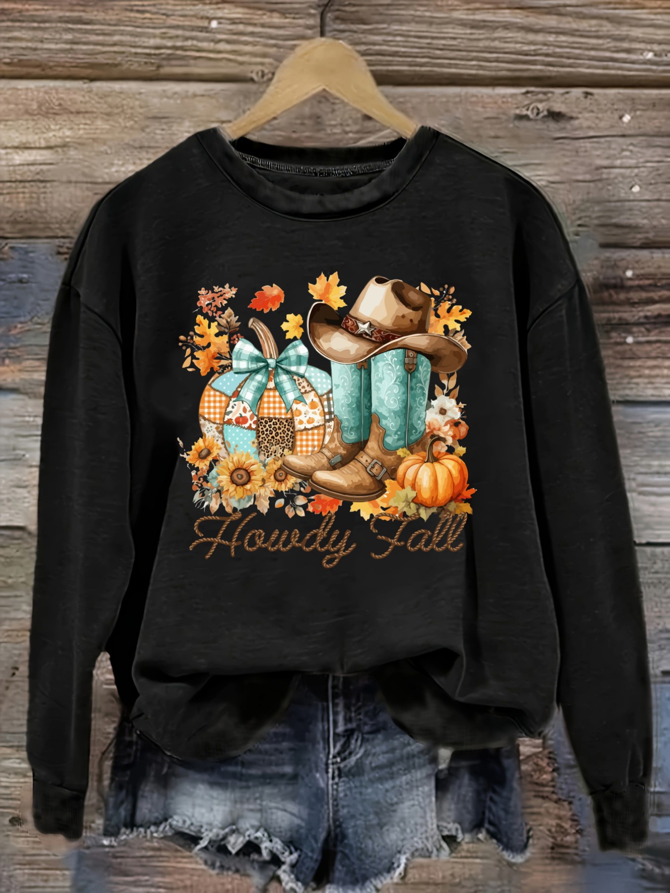 เสื้อยืดแขนยาวคอกลมลำลองสำหรับ - Boots บทวิจารณ์และราคา