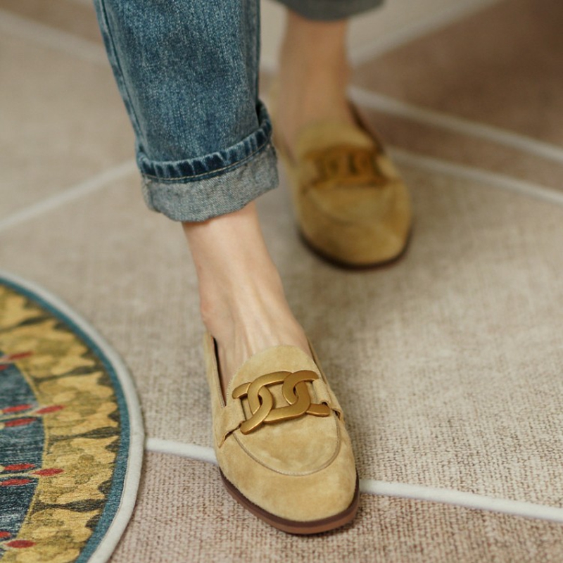 หนังนิ่มหนังผู้หญิง Loafers ฤด - Women'S Shoes บทวิจารณ์และราคา