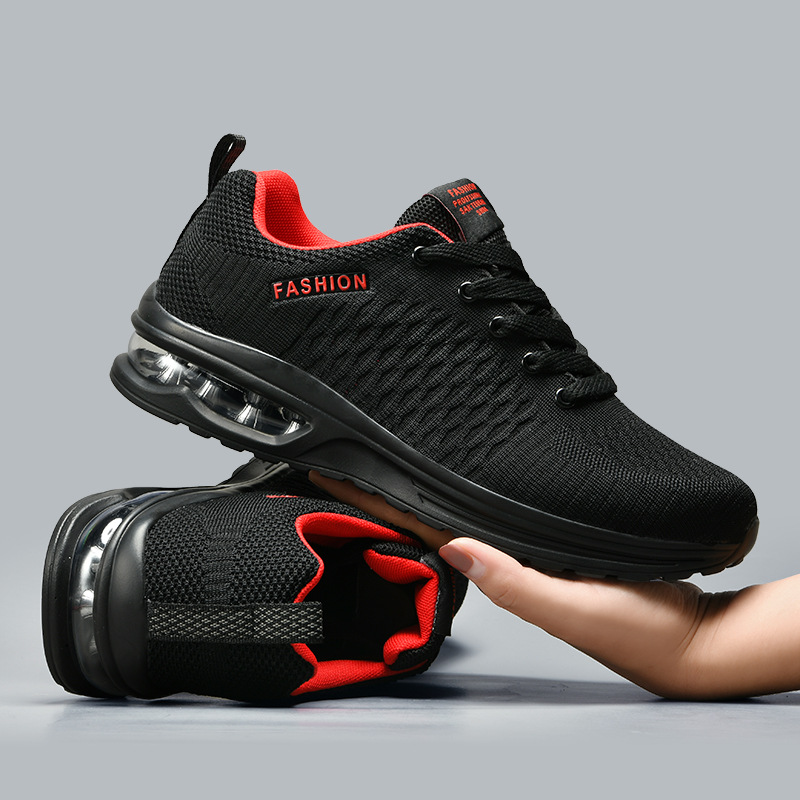 รองเท้าวิ่งชายรองเท้า Lace Up  - Breathable Mesh Athletic Shoes บทวิจารณ์และราคา