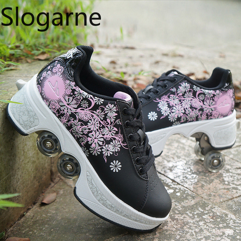 รองเท้าสเก็ตแบบมีล้อ 4 ล้อ สำห - Women'S Shoes บทวิจารณ์และราคา