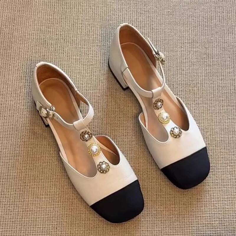 รองเท้าส้นสูงหัวเหลี่ยมสำหรับผ - Sandals บทวิจารณ์และราคา