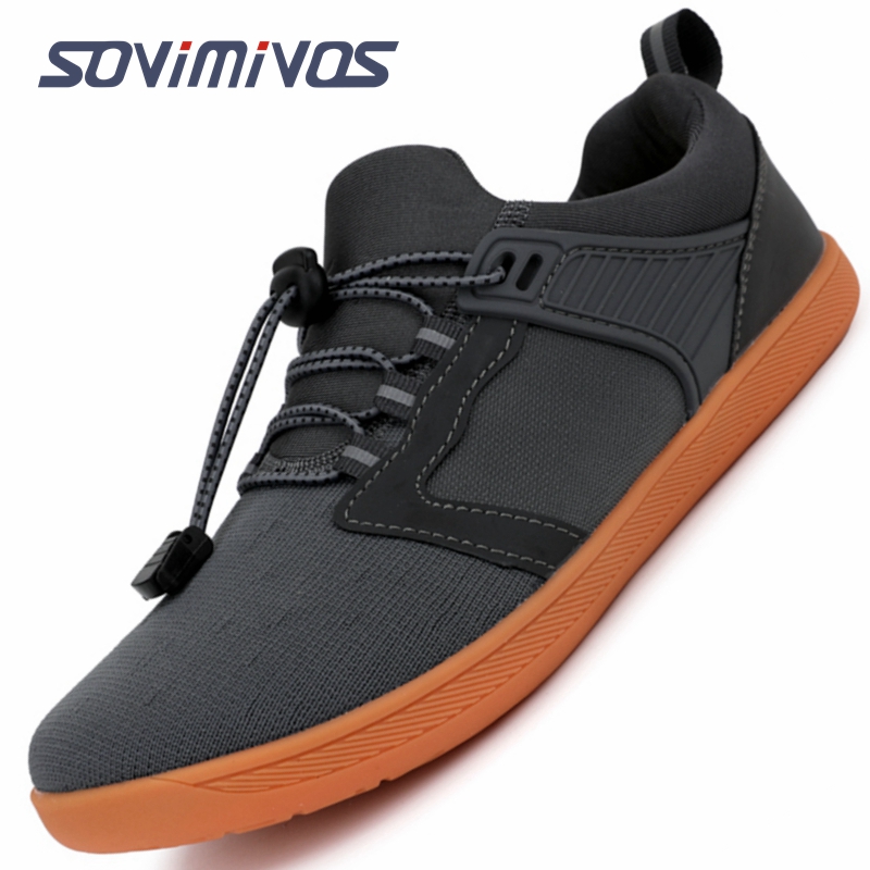 รองเท้าผู้ชายแบบเท้าเปล่า รองเ - Wide Toe Box Running Sneakers บทวิจารณ์และราคา