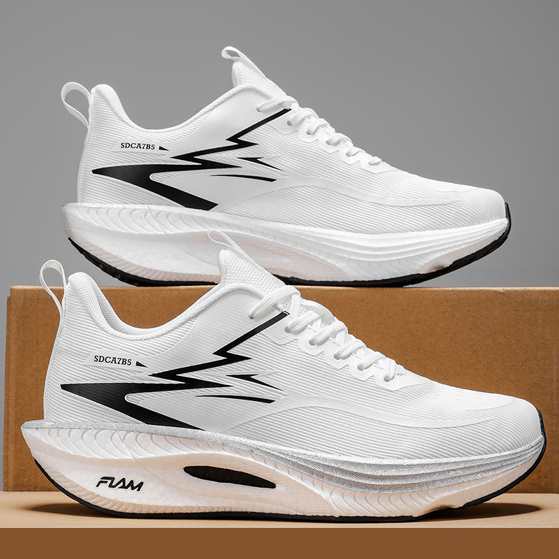 รองเท้าวิ่งผู้ชาย คาร์บอนบอร์ด - Breathable Mesh Athletic Shoes บทวิจารณ์และราคา
