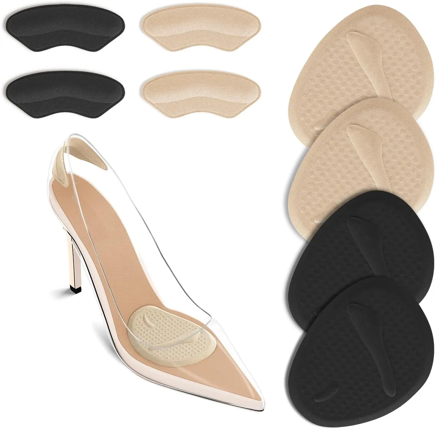 แผ่นรองส้นเท้า 2 ชุด, แผ่นรองฝ - Women'S Shoes บทวิจารณ์และราคา
